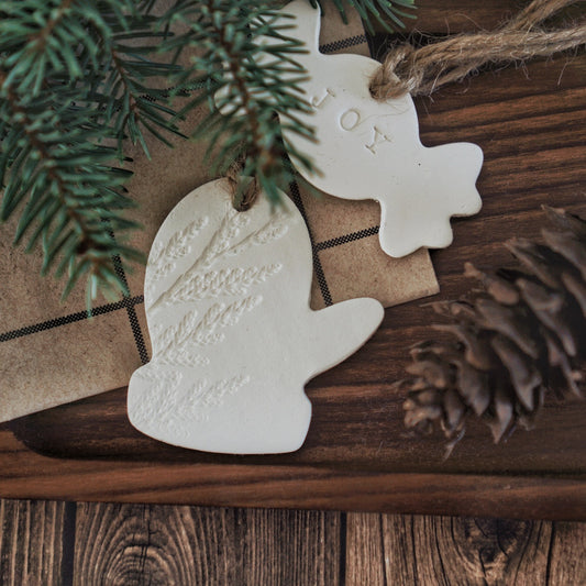 Mitten Ornament, Stem Print - bonosensu