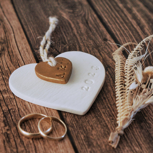 Heart Ornament for Couples, Personalized - bonosensu