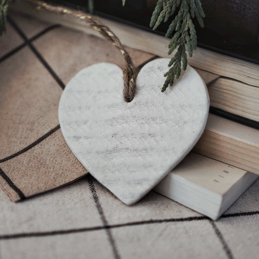 Heart Ornament, Textile Pattern - bonosensu