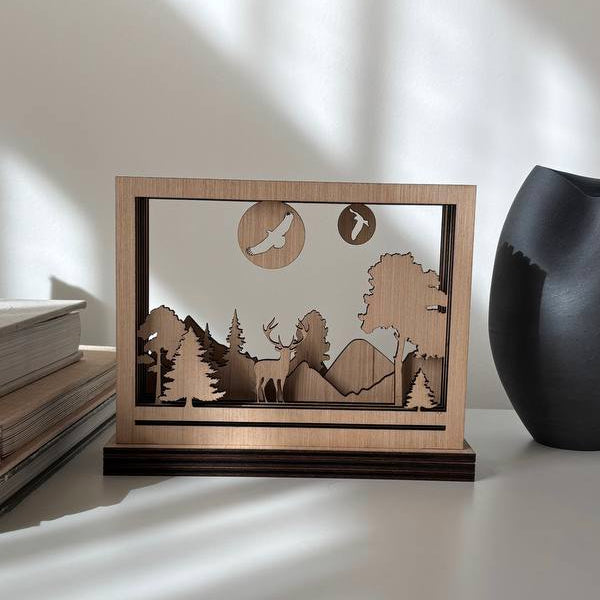 "Nature" 3D multi-layer scene