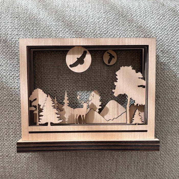 "Nature" 3D multi-layer scene