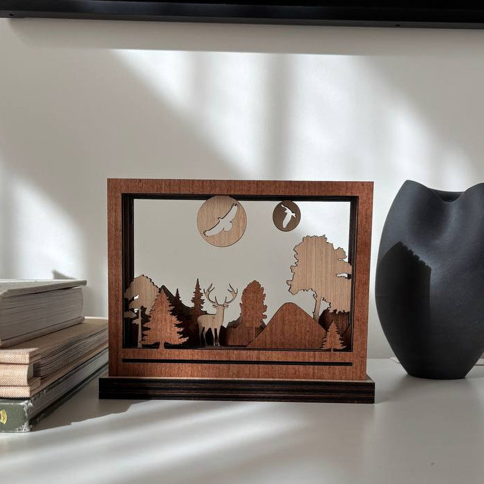 "Nature" 3D multi-layer scene
