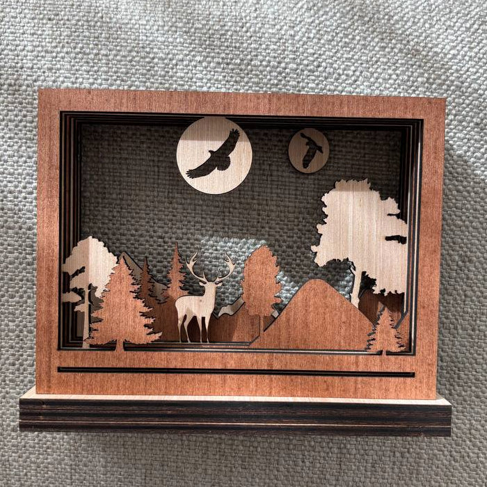 "Nature" 3D multi-layer scene