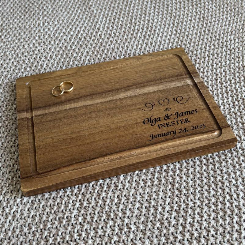 Wedding engraved cheese board - bonosensu