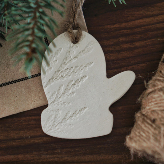 Mitten Ornament, Stem Print - bonosensu