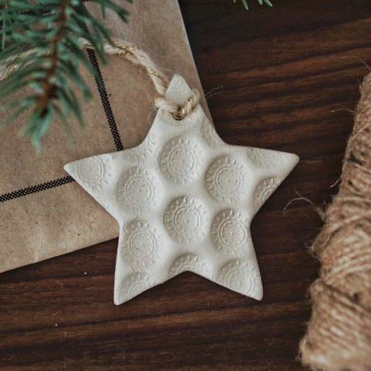 Star Ornament, Flower Print - bonosensu
