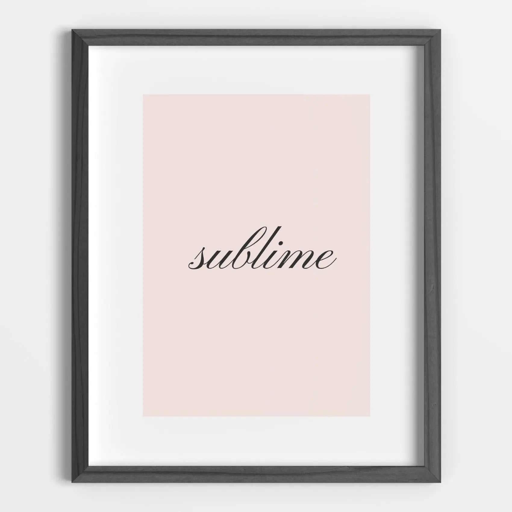 Sublime Printable Poster - bonosensu
