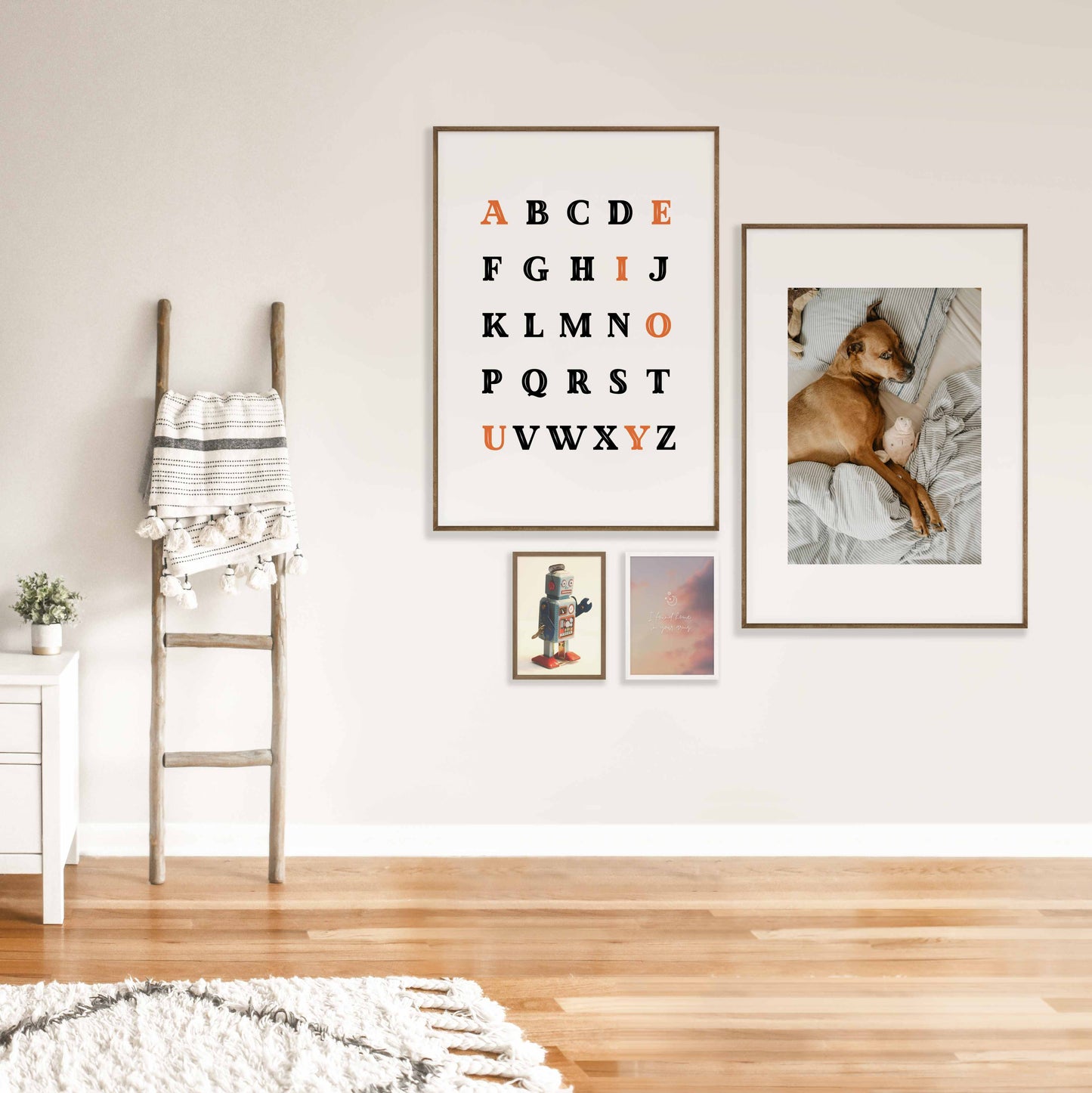 English Alphabet Printable Poster - bonosensu