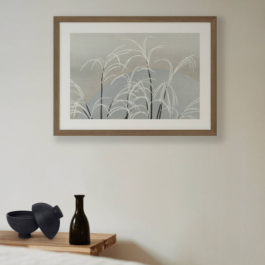 Moon and Grass Printable  Poster - bonosensu