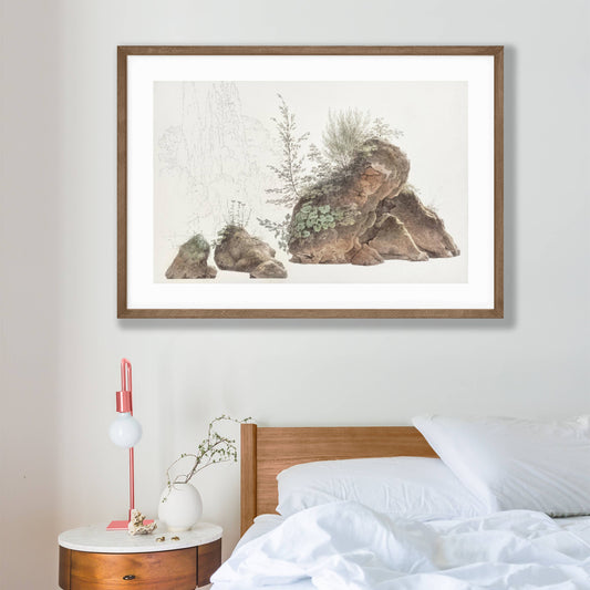Overgrown Rocks Printable Poster - bonosensu