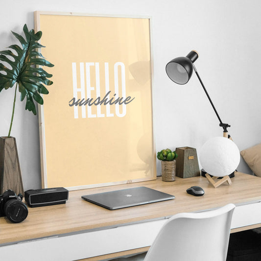 Hello Sunshine Printable Poster - bonosensu
