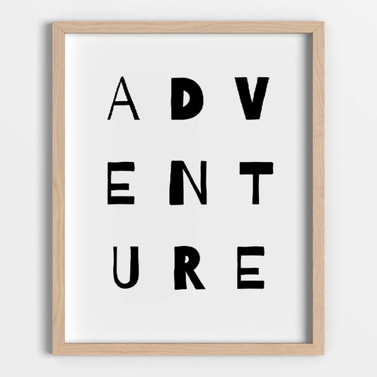Adventure Printable Poster - bonosensu