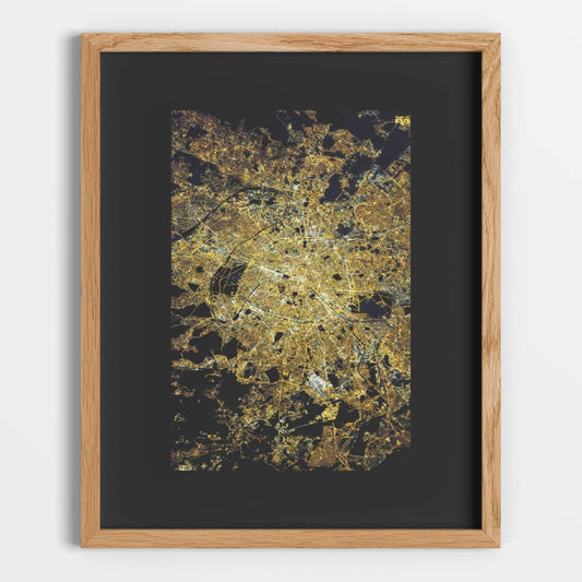 Paris at Night Printable Poster - bonosensu