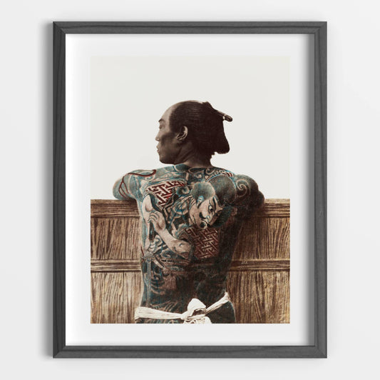 Tattooed Man Printable Poster - bonosensu