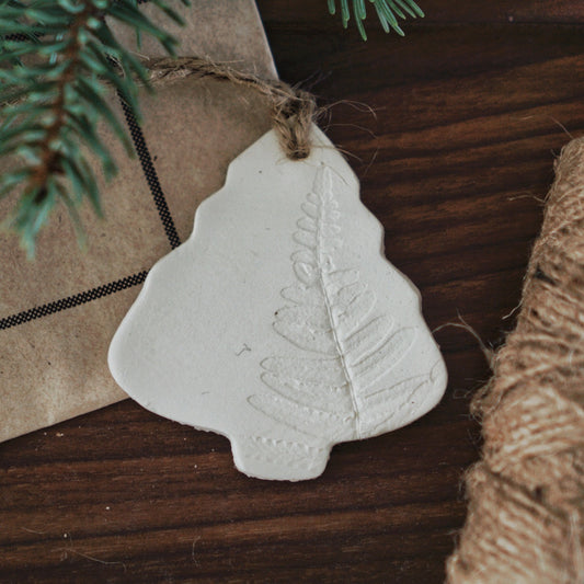 Tree Ornament, Fern Print - bonosensu